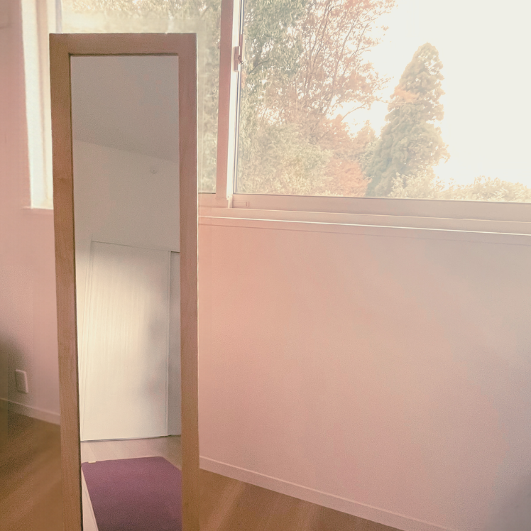 自宅で使っている姿見の写真